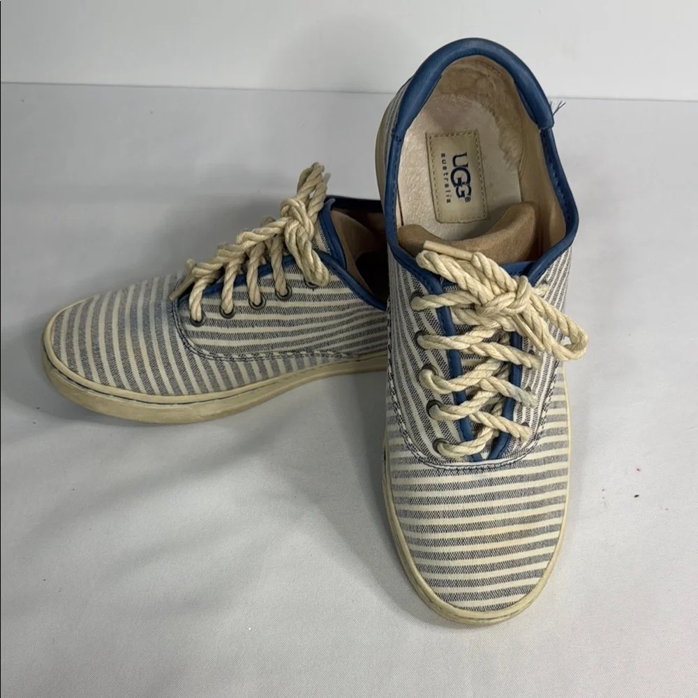 UGG Blue and Cream Sneakers with Nautical Style